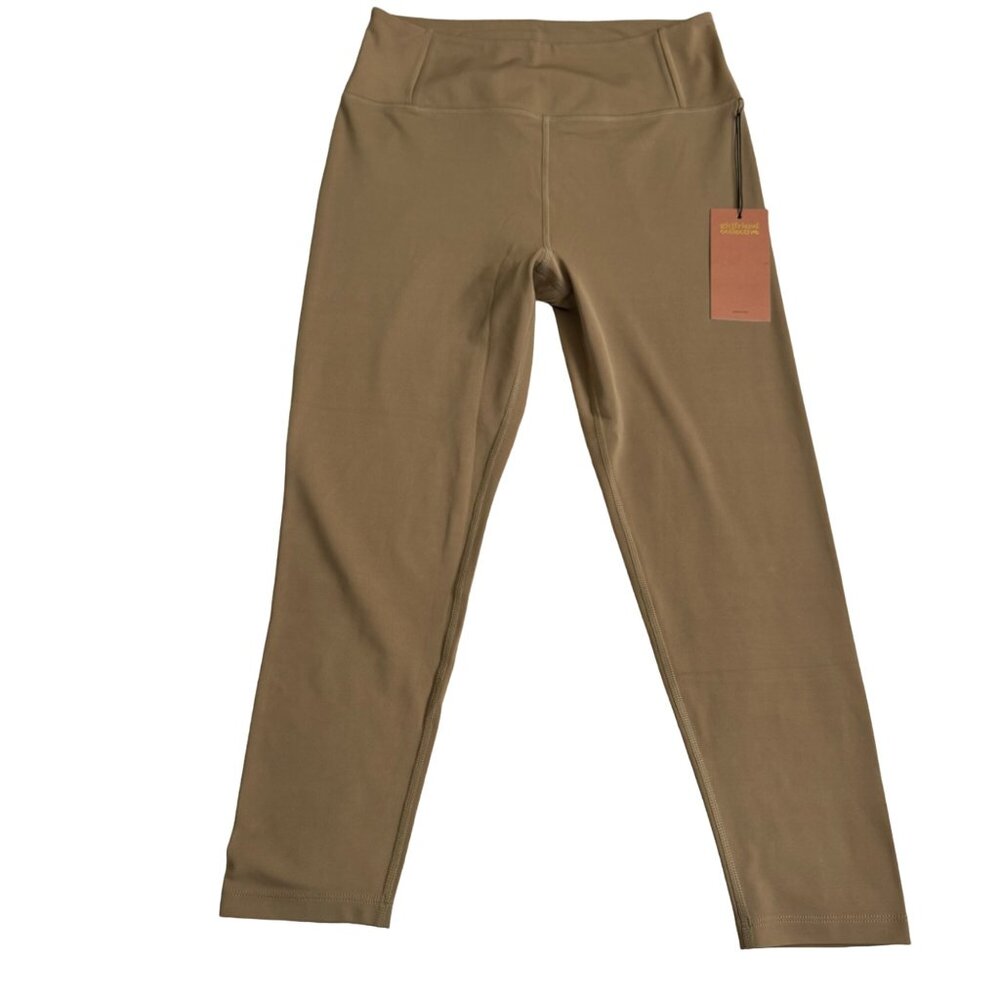 Girlfriend‎ collective sport legging sz XL brown hightwaist cropped activewear